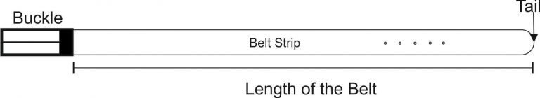 belt strip length